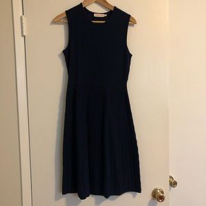 Tory Burch A line Knit Sweater, Navy